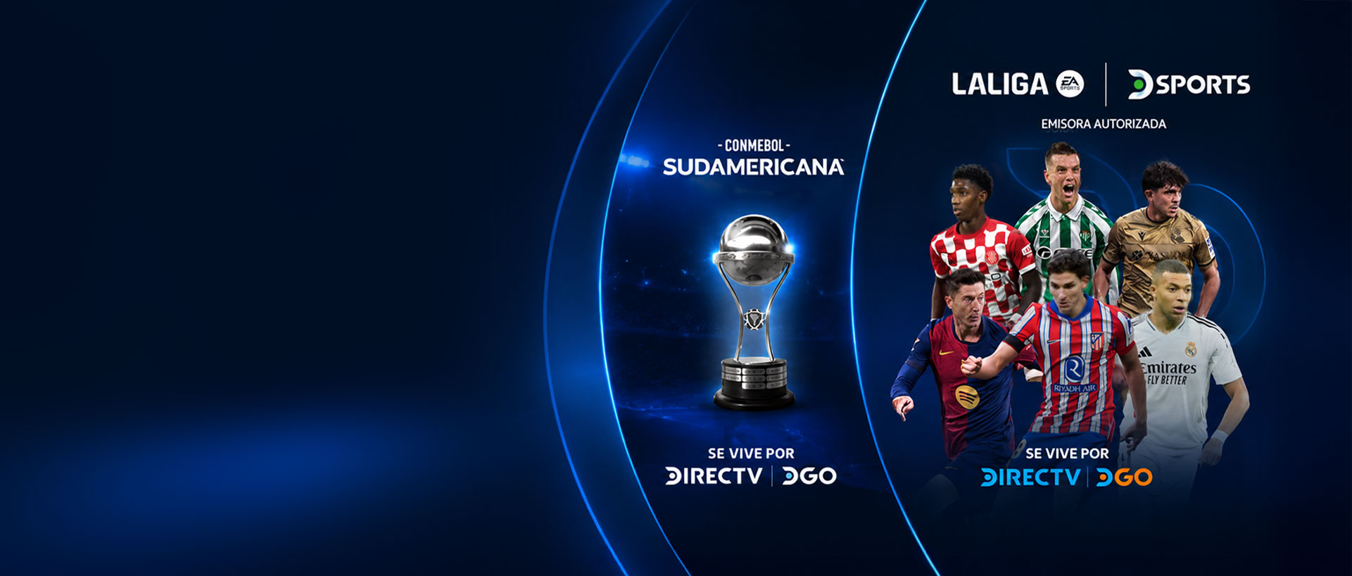 Plan Oro DIRECTV - LALIGA y Sudamericana en DSPORTS